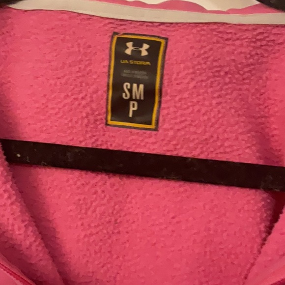 Hot pink under armour storm zip up hoodie - Picture 3 of 6